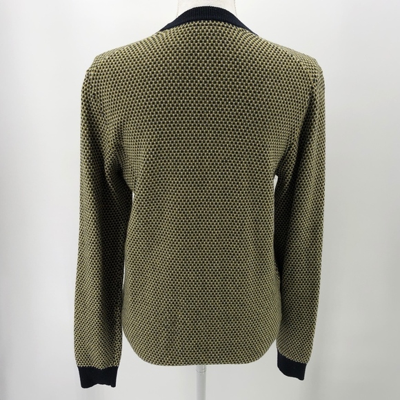 Ted Baker Yellow Banded Wool Blend Sweater 3 - Picture 4 of 8